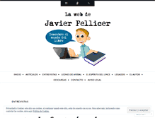 Tablet Screenshot of javierpellicerescritor.com